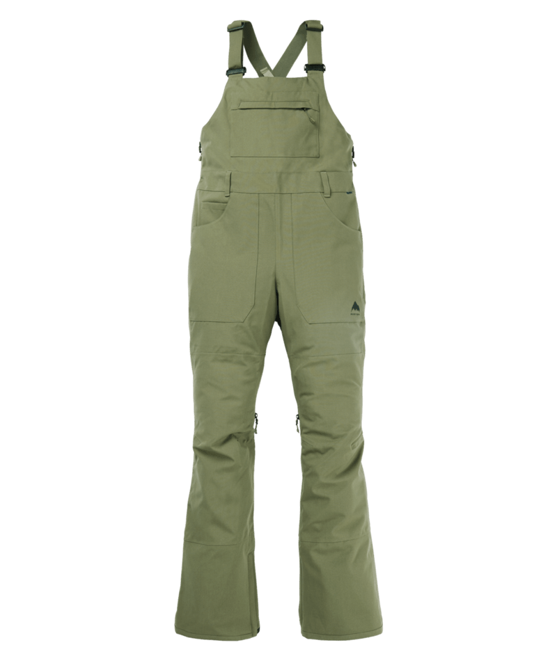 Burton Avalon Stretch Bib Womens Pants forest moss