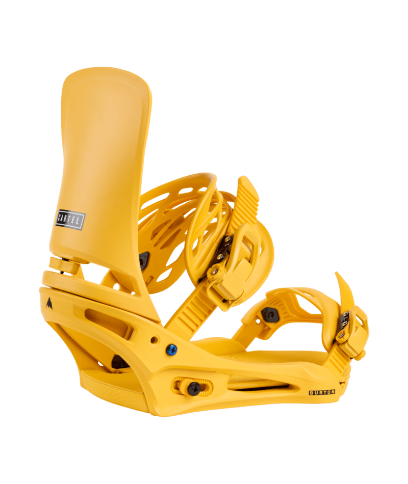 Burton Cartel Snowboard Bindings 2025 golden rod