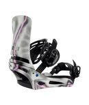 Burton Cartel X Snowboard Bindings 2025  gray pink