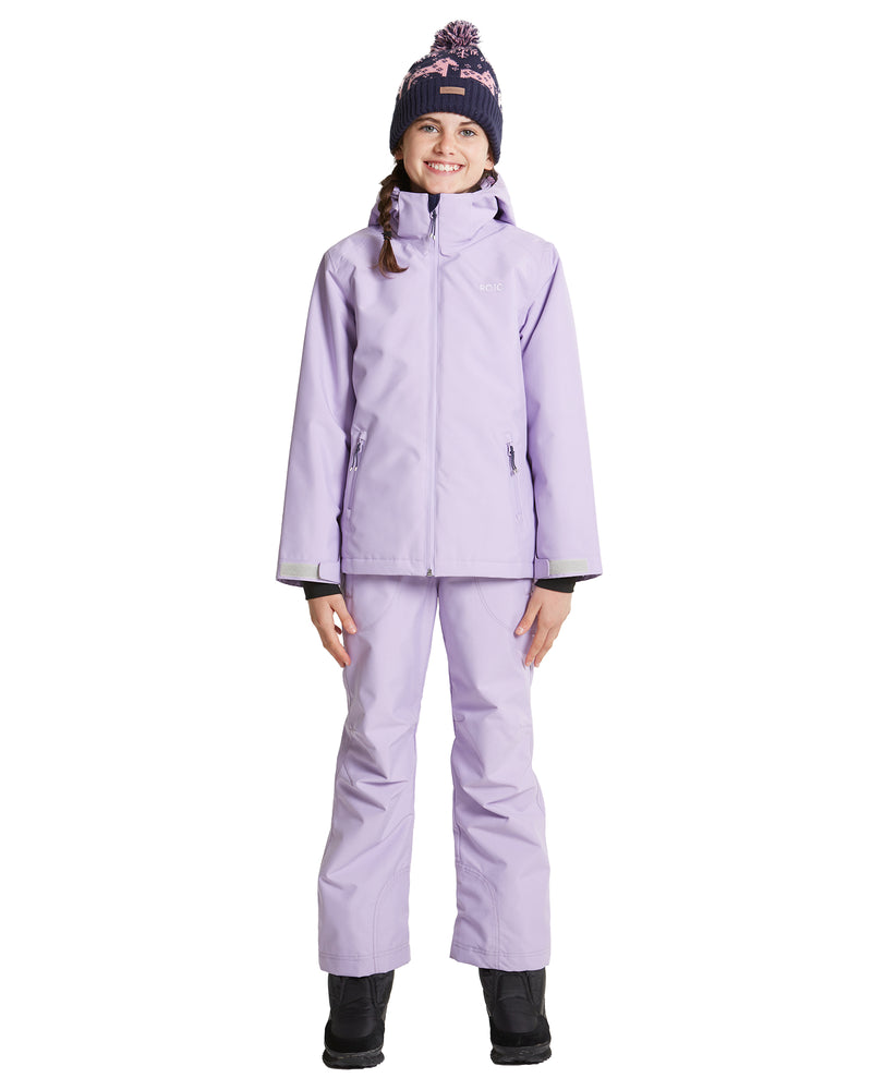 Rojo Masey Kids Jacket cheap purple child girl grommit ski snowboard waterproof warm parker