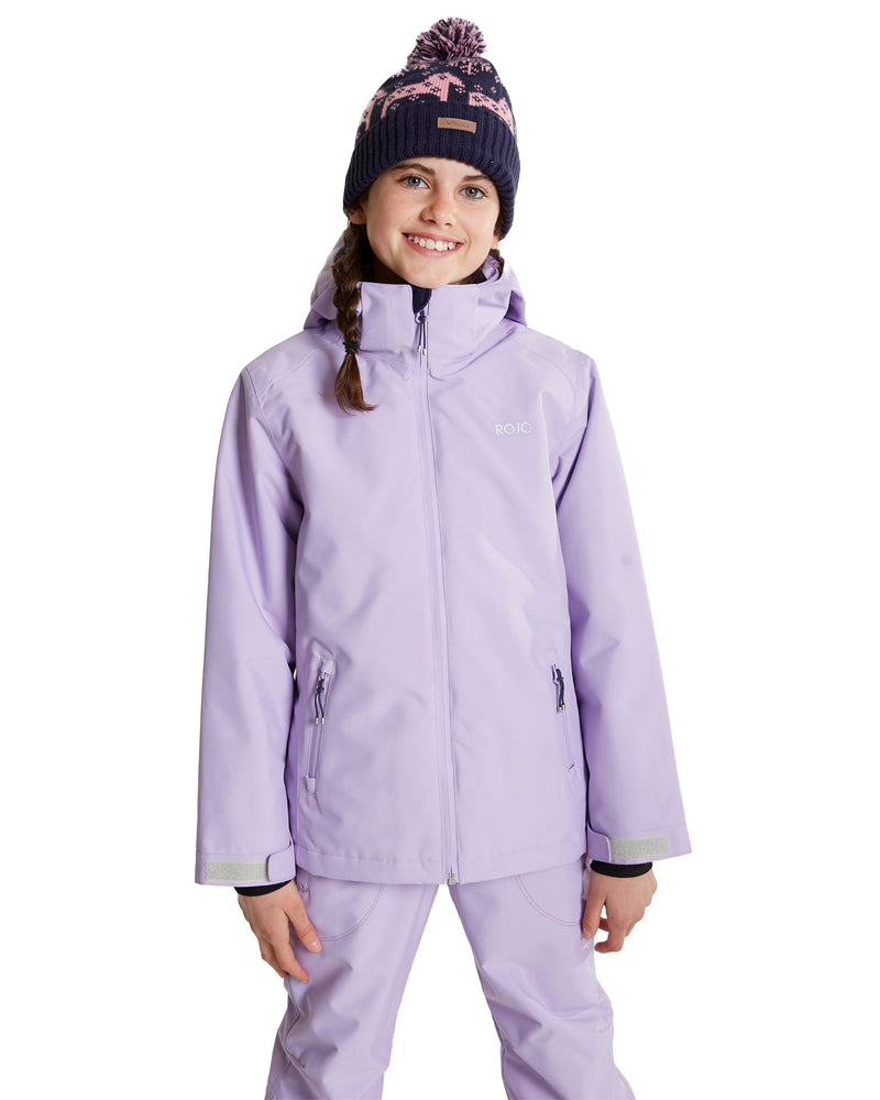 Rojo Masey Kids Jacket cheap purple child girl grommit ski snowboard waterproof warm parker