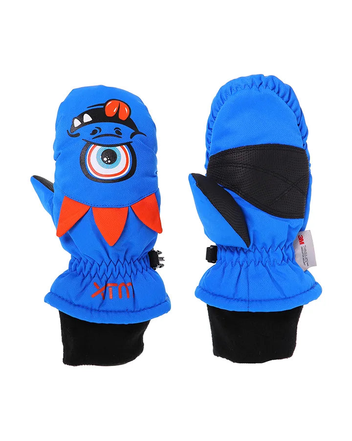 xtm puppet monster kids babies infants mitten ski snowboard snow warm waterprrof