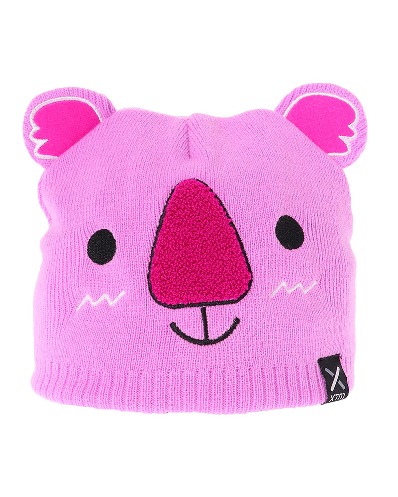 xtm wild animal leopard kids beanie toddler koala