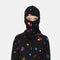 Le Bent Kids Confetti Midweight Balaclava merino bamboo bright pattern child grommit