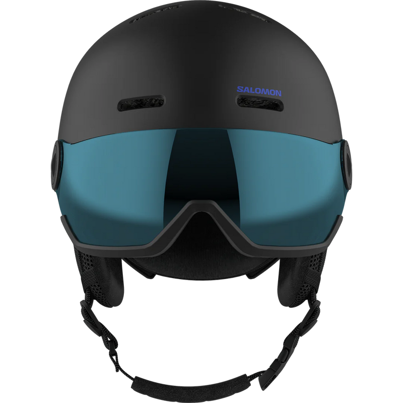 Salomon Orka Visor Helmet Salomon Orka Visor Helmet Salomon Orka Visor Helmet  purple children kids goggle snow ski snowboard black