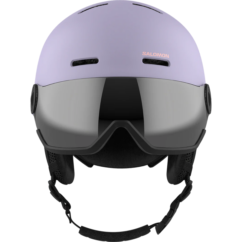 Salomon Orka Visor Helmet  purple Salomon Orka Visor Helmet  purple children kids goggle snow ski snowboard