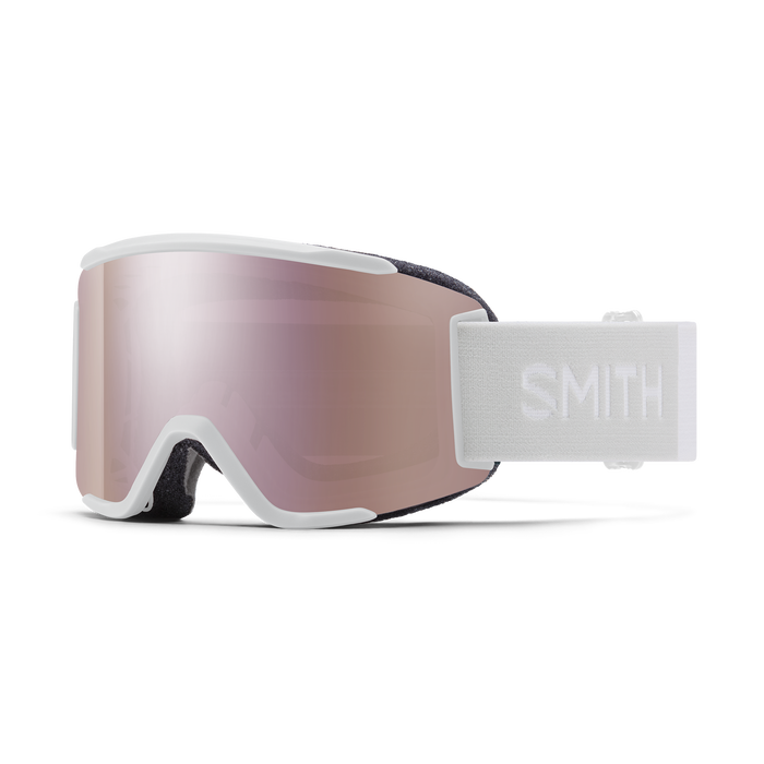 Smith Squad S Goggle black everyday rose gold mirror ski snowboard snow mask womens small fit extra lens japan low light everyday